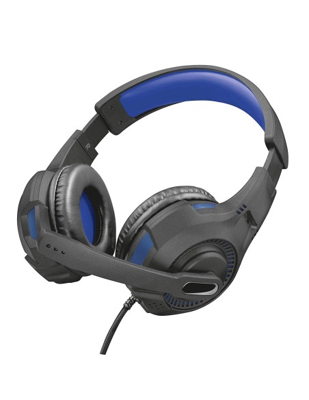 Auriculares trust gaming gxt 307b ravu micro plegable diadema ajustable color azul multiplataforma pc / ps4 / nintendo / xbox - 