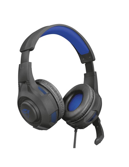 Auriculares trust gaming gxt 307b ravu micro plegable diadema ajustable color azul multiplataforma pc / ps4 / nintendo / xbox - 