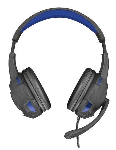 Auriculares trust gaming gxt 307b ravu micro plegable diadema ajustable color azul multiplataforma pc / ps4 / nintendo / xbox - 