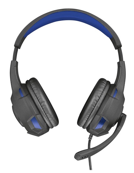 Auriculares trust gaming gxt 307b ravu micro plegable diadema ajustable color azul multiplataforma pc / ps4 / nintendo / xbox - 