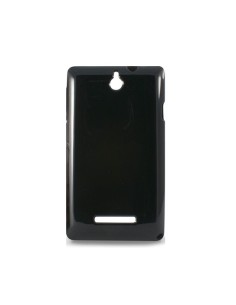 Ksix B3439FTP01 - Funda flexible para Sony Xperia E, negro - Electrónica - Kiwiku.com