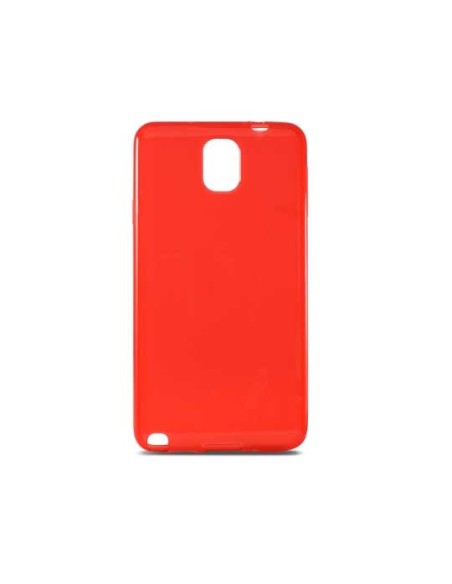 Ksix B8514FTP06 - Funda flexible de TPU para Galaxy Note 3, roja - Electrónica - Kiwiku.com