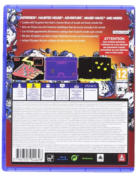 Juego para consola sony ps4 Flasback Classics Vol.2 - PEGI 12 ATARIFLASHBACKCLASSICSVOLUME2P kiwiku.com