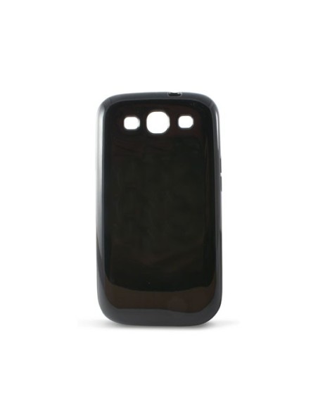 Kiwiku.com: Ksix B8466FTP01 - Funda flexible de TPU para Samsung I9300 Galaxy S III Mini, negro - Electrónica