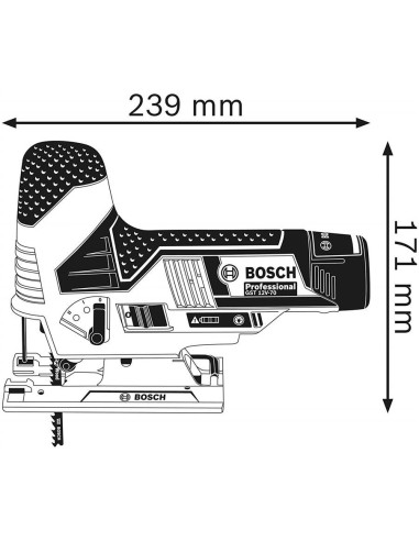 Bosch GST 12V-70 Sierra de calar a batería - sin batería en L-BOXX 06015A1002 kiwiku.com