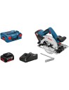 Bosch GKS 18V-57 G Sierra circular a batería - 2 baterías x 4.0 Ah en L-BOXX