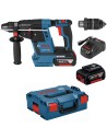Bosch Professional GBH 18V-26 - Martillo perforador a batería 2 baterías x 5,0 Ah