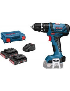 Bosch GSB 18-2-LI Taladro de percusión a batería con 2 baterias 18V 06019D2303 kiwiku.com