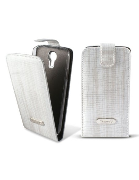 TammyB Idella - Funda con tapa para Samsung GALAXY S4, piel, blanco - Electrónica - Kiwiku.com