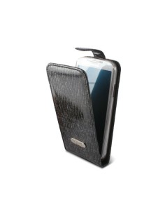 Funda con tapa tammyb piel idella para galaxy s4 negro