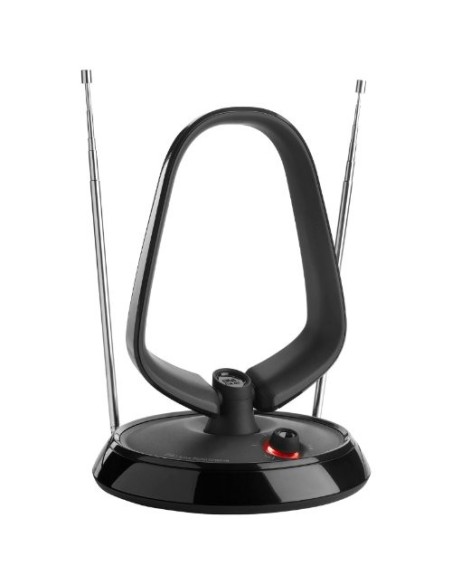 Antena analogica amplificada 43db compatible con alta definicion. amplificador ajustable.