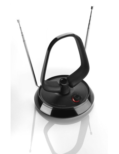 Antena analogica amplificada 43db compatible con alta definicion. amplificador ajustable.