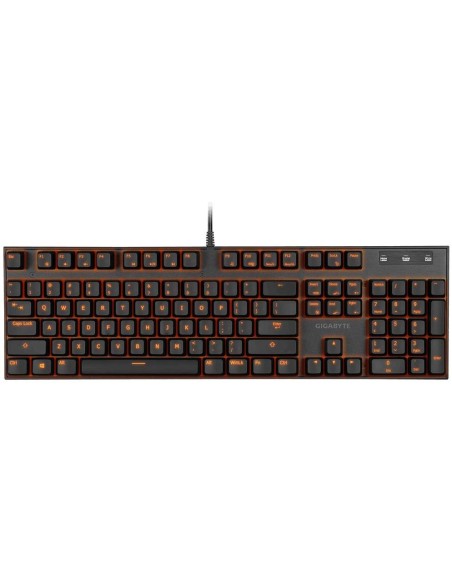 Teclado gigabyte gaming force k85 usb rojo GK-FK85RE-SP kiwiku.com