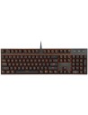 Gigabyte - Teclado USB Gaming Force k85 RGB Negro Cherry Red gk-fk85re-sp