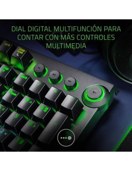 Teclado razer blackwidow elite green switch RZ03-02621400-R311