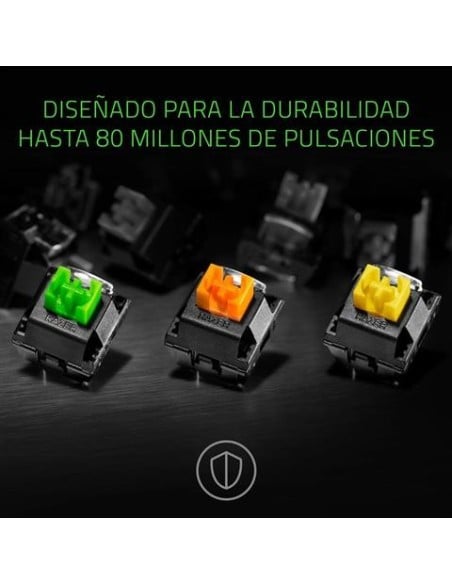 Teclado razer blackwidow elite green switch RZ03-02621400-R311