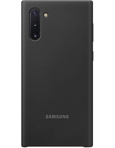 Funda Samsung Silicone Cover Para Galaxy Note 10 Negra - Protección Y Estilo  