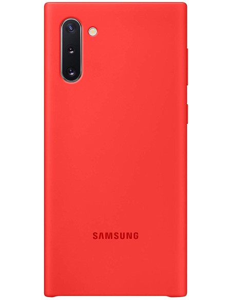 Funda Samsung Silicone Cover Note 10 Color Rojo EF-PN970TREGWW