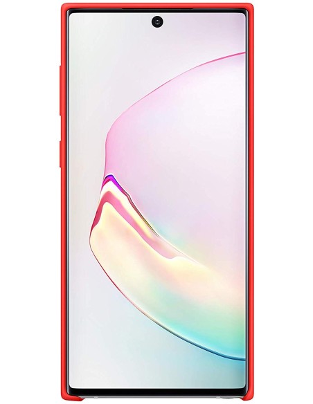 Funda Samsung Silicone Cover Note 10 Color Rojo EF-PN970TREGWW