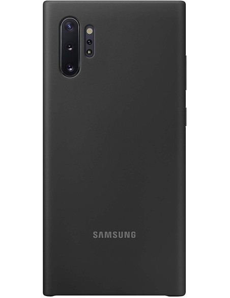Funda Samsung Silicone Cover Note 10+ Color Negro EF-PN975TBEGWW