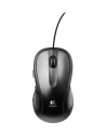 Logitech m318e - ratón óptico, color negro