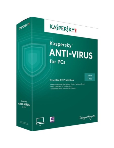 Kaspersky antivirus 3 licencias renovacion  2014