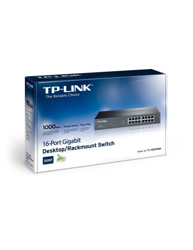 TP-Link TL-SG1016D - Switch con 16 puertos Gigabit: Kiwiku.com: Informática
