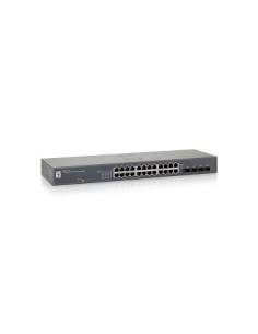 Switch level one web smart 24p 10/100/1000 + 4p combo sfp