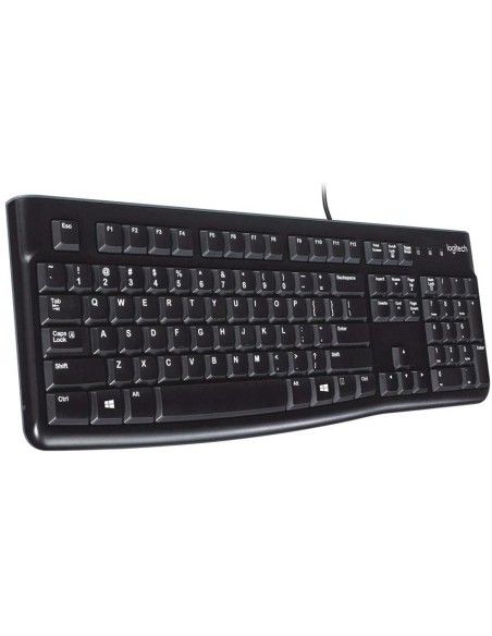 Logitech 920-002499 - Teclado USB K120 Business Negro QWERTY español