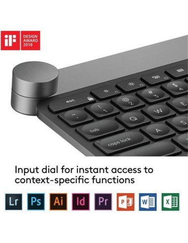 Logitech Craft - Teclado inalámbrico para Windows, Mac 920-008501