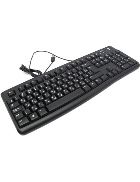 Logitech 920-002522 Teclado USB K120 Business Negro Ruso kiwiku.com