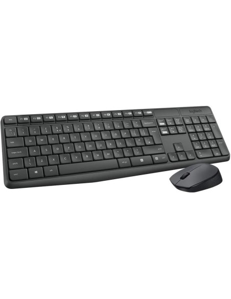Pack Teclado y Raton Logitech Inalambrico mk235 Hungaro 920-007935
