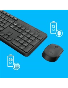 Pack Teclado y Raton Logitech Inalambrico mk235 Checo 920-007933 2