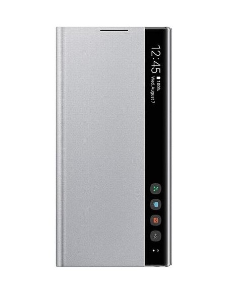 Funda Samsung Clear view cover note 10 Plata EF-ZN970CSEGWW kiwiku.com