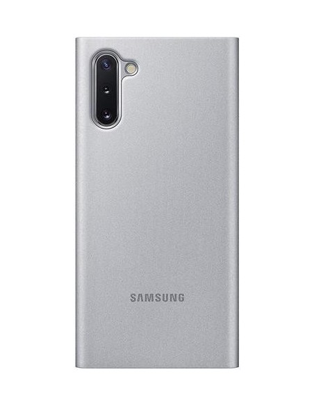 Funda Samsung Clear view cover note 10 Plata EF-ZN970CSEGWW kiwiku.com
