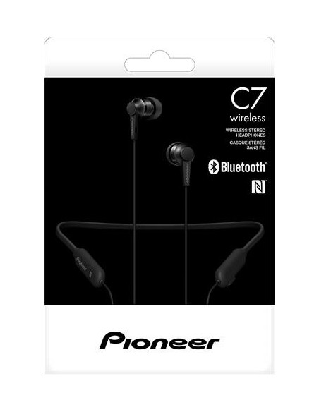 Auriculares intrauditivos bluetooth pioneer negro SE-C7BT(B)