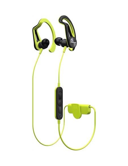 Pioneer SE-E7BT-Y - Auricular Deportivo Bluetooth Verde. SE-E7BT(Y)