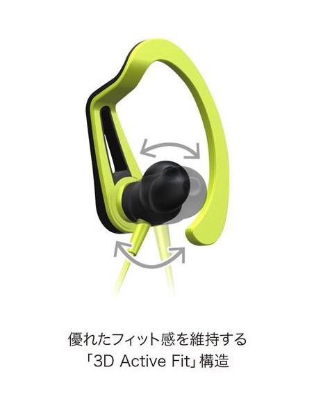 Pioneer SE-E7BT-Y - Auricular Deportivo Bluetooth Verde. SE-E7BT(Y)