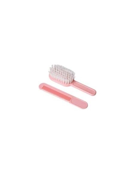 Eurostil bebe cepillo suave rosa 1un + peine 1u. 77132 kiwiku.com