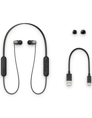 Sony Wi-c310 Negro Auriculares Inalámbricos De Botón In-ear Bluetooth