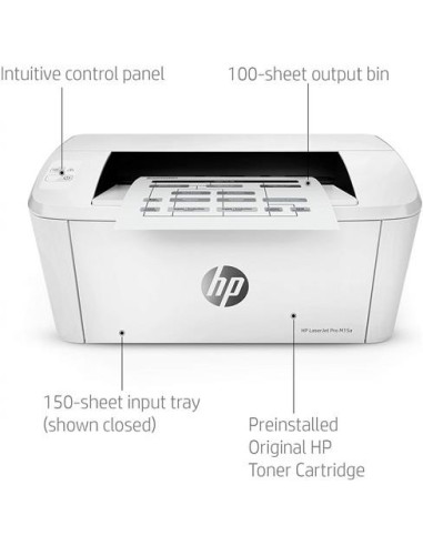 Hp W2G50A LaserJet Pro M15a - Impresora láser USB 2.0