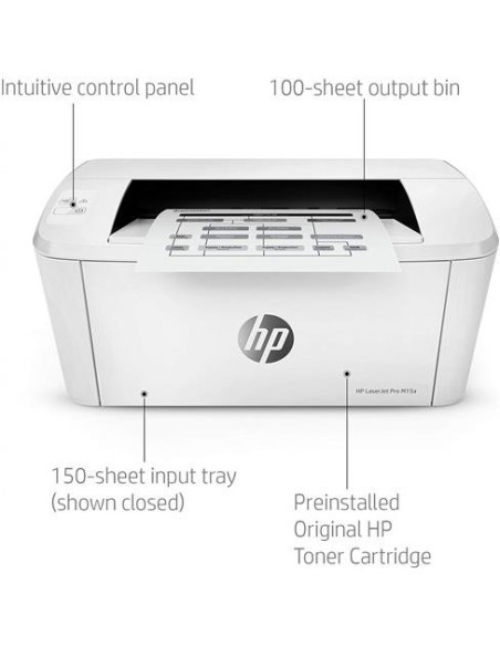 Hp W2G50A LaserJet Pro M15a - Impresora láser USB 2.0