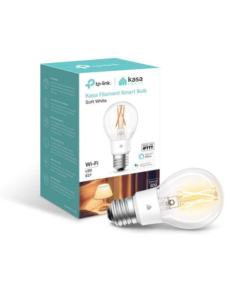 Bombilla filamento wifi inteligente tp-link kasa kl50 e27 blanco