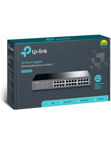 Switch Tp-Link TL-SG1024D 24 puertos Rack kiwiku.com