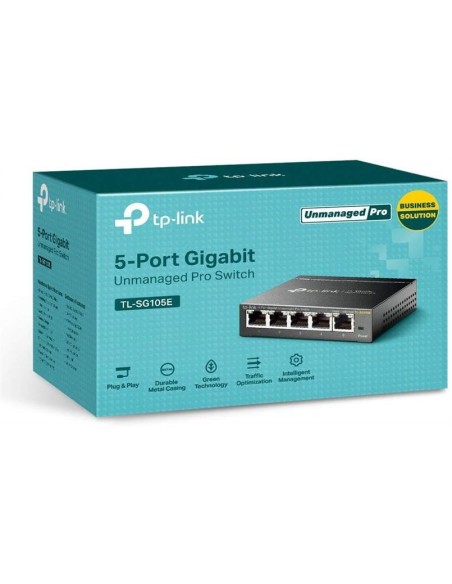 Switch Tp-Link TL-SG105E smart 5 puertos 10/100/1000 kiwiku.com