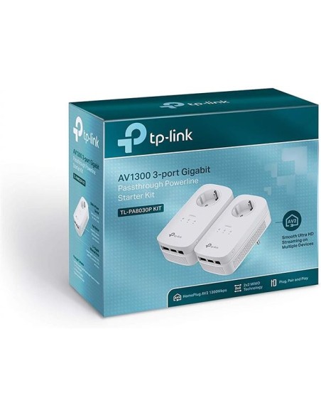 Extensor de red Tp-Link TL-PA8030P KIT AV1200 kiwiku.com
