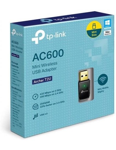 Adaptador Wifi Tp-Link ARCHER T2U USB Banda Dual kiwiku.com