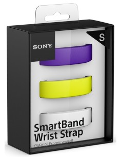 Sony Active - Pack de tres correas pequeñas para SmartBand, morado, amarillo y rosa: Kiwiku.com: Electrónica 2