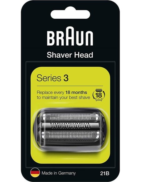 Recambio Original Afeitadoras Serie 3 Braun Kombipack 21B