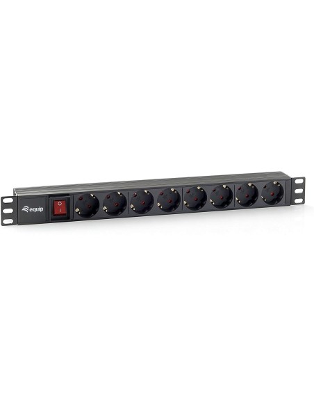 Equip 333283 Regleta alimentacion rack 1u 8 tomas interruptor